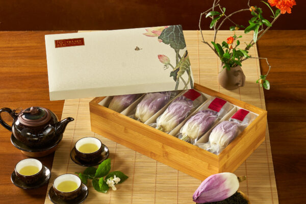 Hộp Quà Trà Bông Sen - Hộp Gỗ